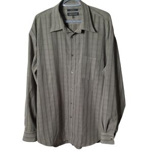 Britches Soft‎ Touch Striped Button Down Shirt Size XXL